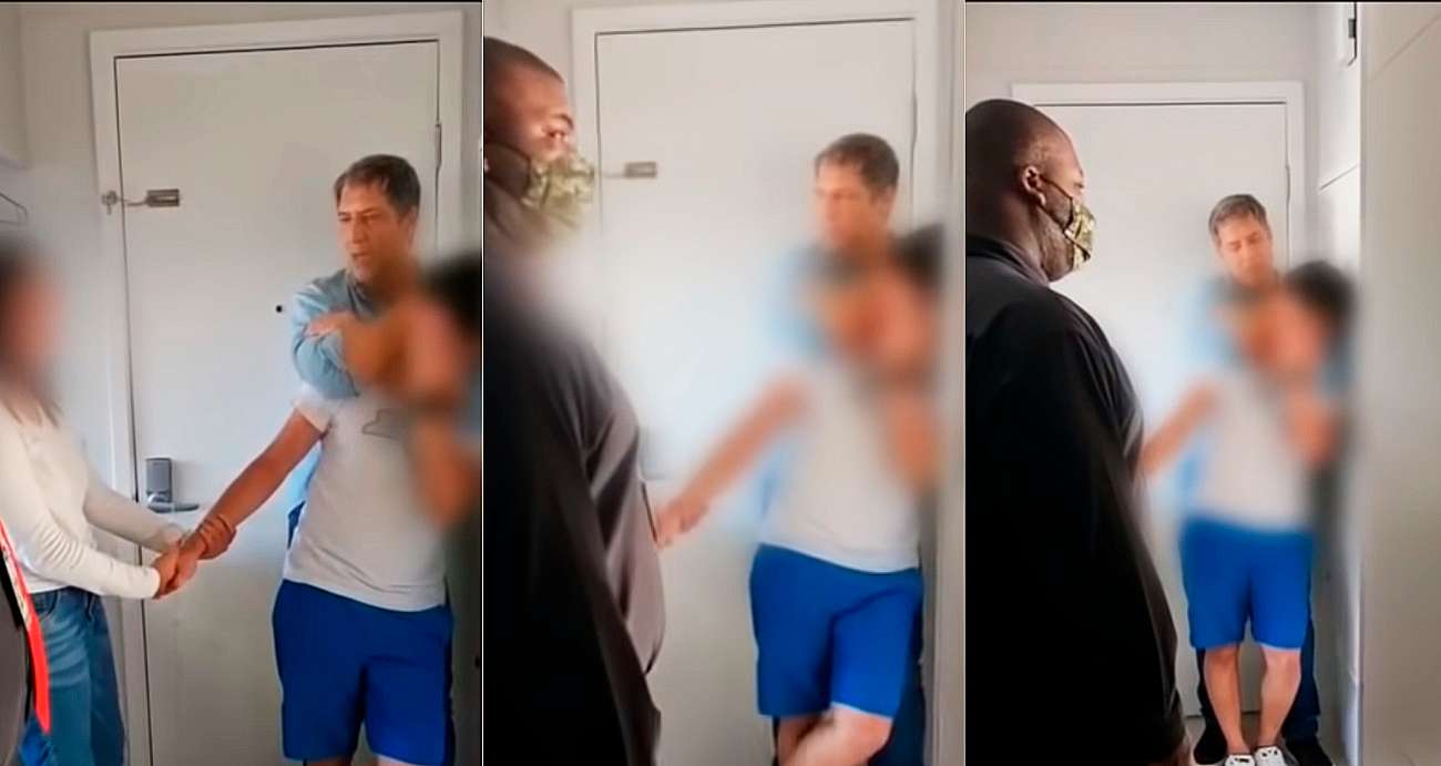 Vídeo: Lacombe exibe filmagem do momento em que imobilizou marginal que invadiu seu apartamento