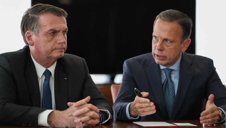 Doria se revolta com Bolsonaro e diz que “idiota” é o presidente