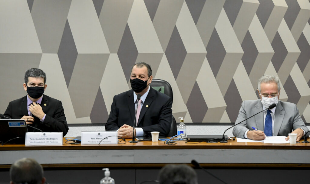 CPI: Aziz pede aos senadores para não falarem mal da China