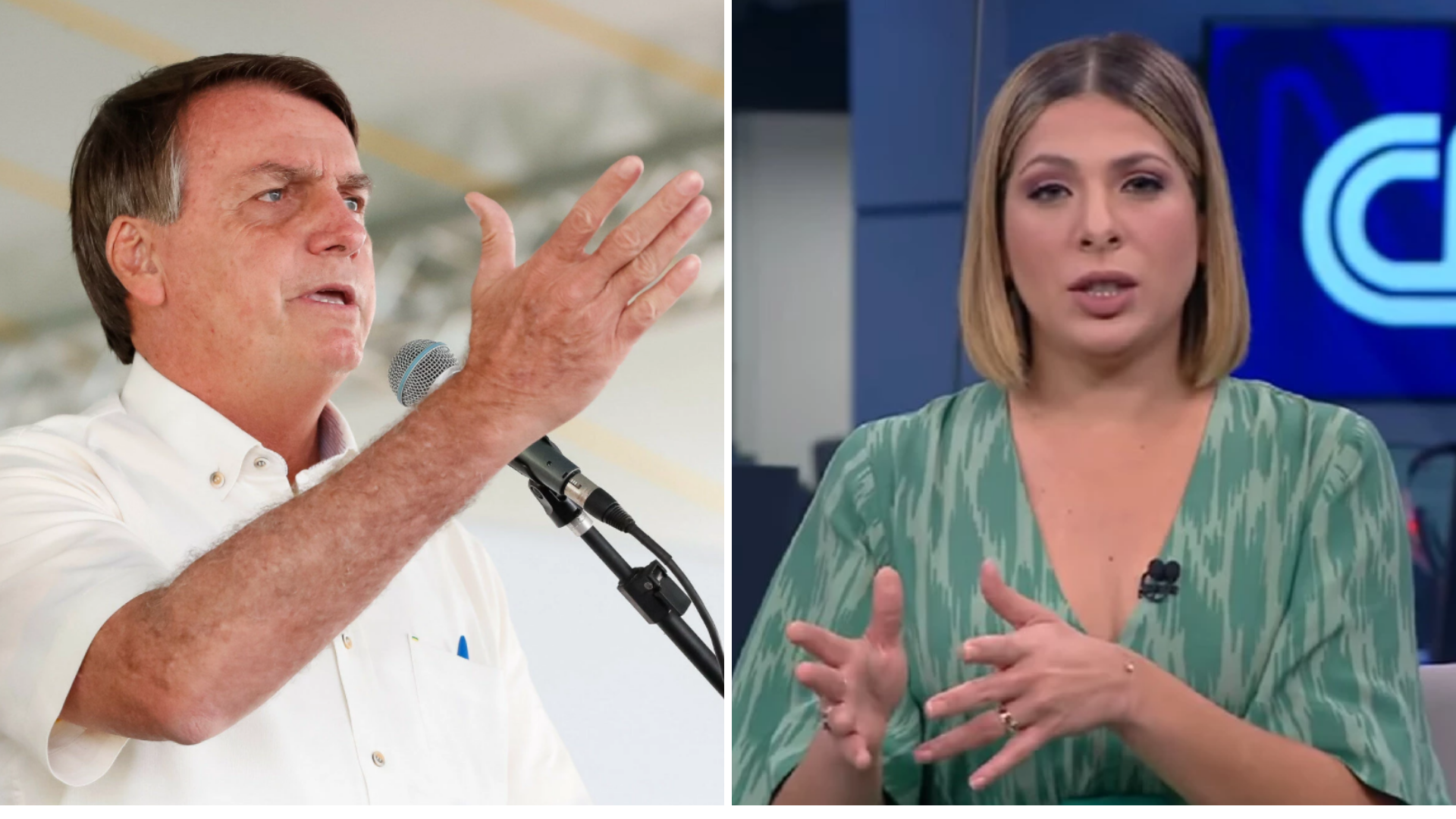 Bolsonaro dispara sobre âncora da CNN Brasil: “Quadrúpede”