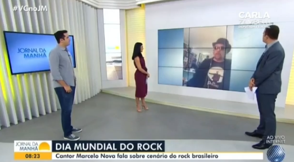 Marcelo Nova detona o “fique em casa” ao vivo, na Globo