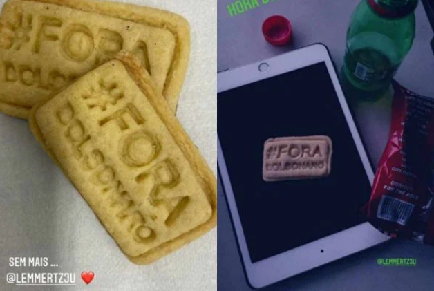 Funcionários da Globo ganham biscoito “Fora Bolsonaro” no café